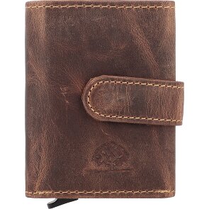 Greenburry Vintage Geldbörse RFID Schutz Leder 10 cm