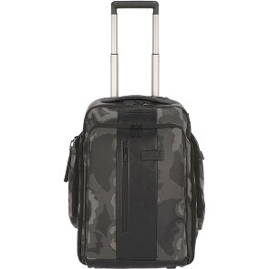 Piquadro Brief 2-Rollen Rucksacktrolley 53 cm Laptopfach