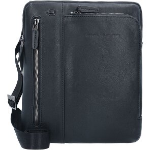 Piquadro Black Square Umhängetasche Leder 23 cm