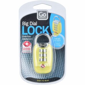Go Travel Big Dial Lock Kofferschloss TSA 6,5 cm