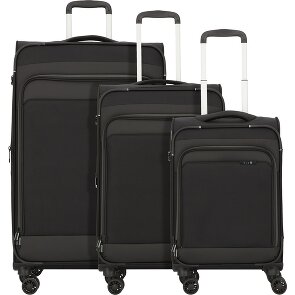 d&n Travel Line 9504 4 Rollen Kofferset 3-teilig mit Dehnfalte