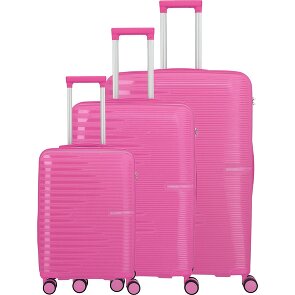 Travelite Pacific 4 Rollen Kofferset 3-teilig