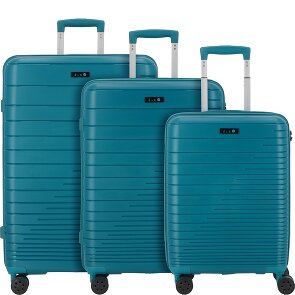 d&n Travel Line 4600 4 Rollen Kofferset 3-teilig