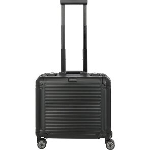Travelite Next 4-Rollen Businesstrolley Aluminium 43 cm