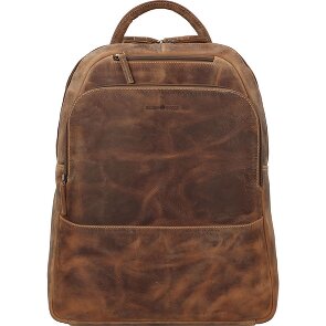 Greenburry Vintage Daypack Leder 43 cm Laptopfach