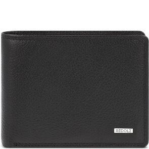 Redolz Leather Essentials QF Geldbörse RFID Leder 12 cm ausklappbar