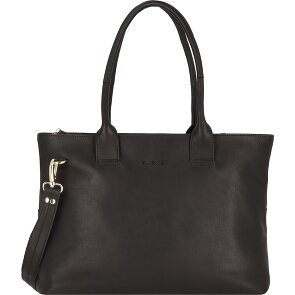 Plevier Structure Antilla Schultertasche RFID Schutz Leder 40 cm Laptopfach