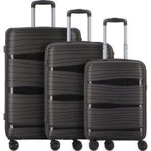 d&n Travel Line 4300 4 Rollen Kofferset 3-teilig