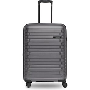 Pactastic Collection 04 THE MEDIUM + 4 Rollen Trolley M 66 cm mit Dehnfalte