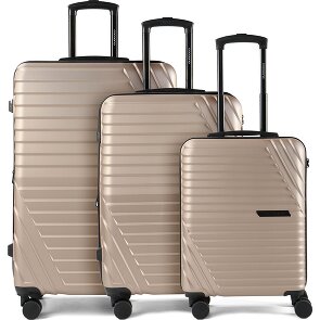 Cocoono Larnaka 4 Rollen Kofferset 3-teilig mit Dehnfalte