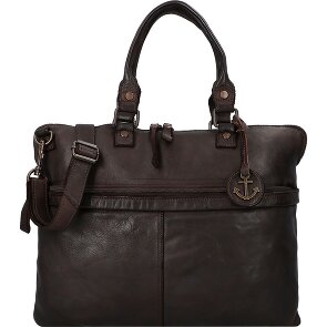 Harbour 2nd Vega Aktentasche Leder 38 cm Laptopfach