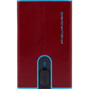 Piquadro Black Square Kreditkartenetui RFID Schutz Leder 6 cm