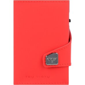 Tru Virtu Click & Slide Kreditkartenetui Geldbörse RFID Leder 6,5 cm