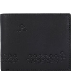 oxmox Leather Geldbörse RFID Schutz Leder 12 cm