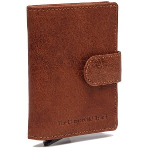 The Chesterfield Brand Prague Kreditkartenetui RFID Schutz Leder 7 cm