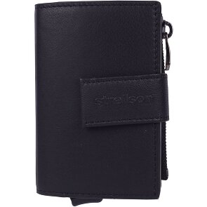 Strellson Carter C-Four Kreditkartenetui RFID Schutz Leder 6.5 cm