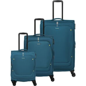 Travelite Umbria 4 Rollen Kofferset 3-teilig mit Dehnfalte