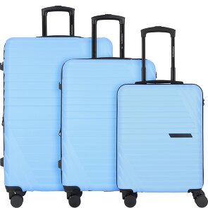 Cocoono Larnaka 4 Rollen Kofferset 3-teilig mit Dehnfalte