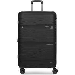 d&n Travel Line 4300-Plus 4 Rollen Trolley L 76 cm mit Dehnfalte