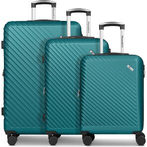 Check.In Paradise 2.0 4 Rollen Kofferset 3-teilig mit Dehnfalte