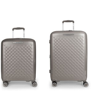 Gabol Queens 4 Rollen Kofferset 2-teilig mit Dehnfalte