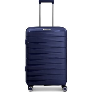 Franky London 4 Rollen Trolley M 65 cm mit Dehnfalte
