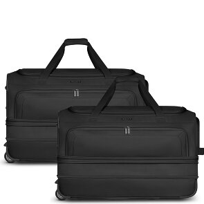 Redolz Duffle Essentials 2-Rollen Reisetasche Set 2-tlg. L+L mit Dehnfalte