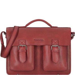 Greenland Nature Nature Aktentasche Leder  40 cm