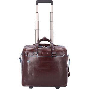 Piquadro Blue Square 2 Rollen Businesstrolley Leder 36 cm Laptopfach