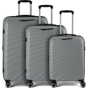 Benzi 5808 4 Rollen Kofferset 3-teilig mit Dehnfalte