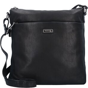 Greenland Nature Black Nappa Umhängetasche Leder 29 cm