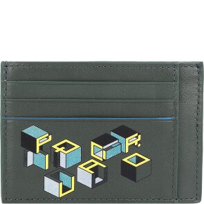 Piquadro Blue Square Revamp Kreditkartenetui RFID Leder 11,5 cm