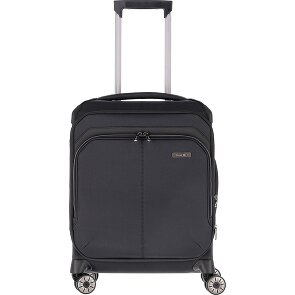 Travelite Priima 4 Rollen Kabinentrolley 55 cm mit Dehnfalte