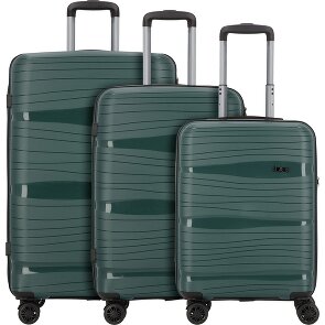 d&n Travel Line 4300 4 Rollen Kofferset 3-teilig