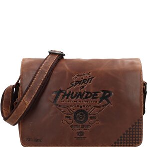 Greenburry Racing Collection Atlanta Aktentaschen Messenger Leder 36 cm
