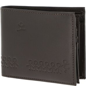 oxmox Leather Geldbörse RFID Schutz Leder 12 cm