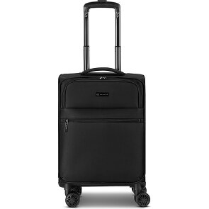 bugatti Valencia Soft 4 Rollen Kabinentrolley S 55 cm mit Dehnfalte