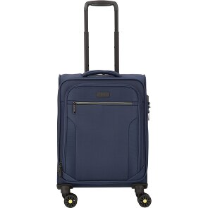d&n Travel Line 9704 4 Rollen Kabinentrolley S 55 cm mit Dehnfalte