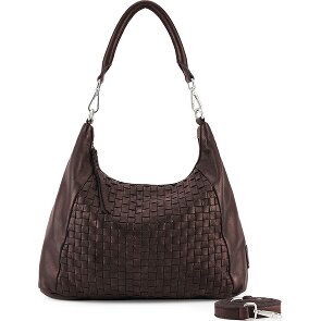 FredsBruder Calm Weave Schultertasche Leder 38 cm