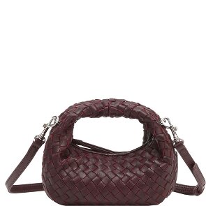 LES VISIONNAIRES Greta Micro weave Handtasche Leder 20 cm