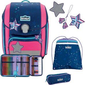 Scout Genius Schulranzen-Set 4-teilig