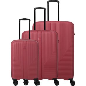Travelite Air Stripe 4 Rollen Kofferset 3-teilig mit Dehnfalte