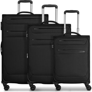 Worldpack Chicago 4 Rollen Kofferset 3-teilig mit Dehnfalte