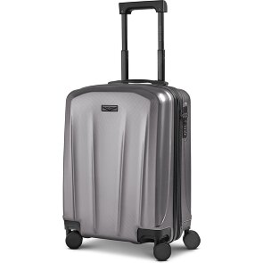 Police New York 4 Rollen Kabinentrolley S 54 cm mit Dehnfalte