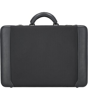 Alassio Aktentasche Mit Laptopfach 15 Zoll – Abnehmbarer Schulterriemen, Leder Schwarz, A4 Rückenfach, Für Business & Alltag