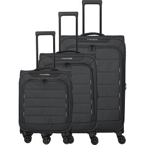 Travelite Skaii 4 Rollen Kofferset 3-teilig mit Dehnfalte