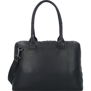 Plevier Structure Canton Schultertasche Leder 44 cm Laptopfach