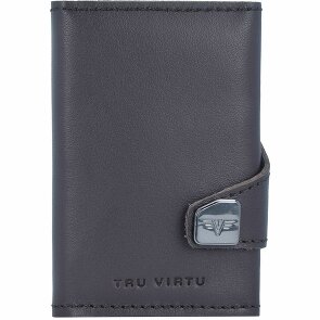 Tru Virtu Click & Slide Kreditkartenetui Geldbörse RFID Leder 6,5 cm