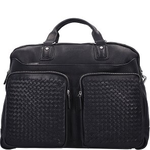 bugatti Woven Aktentasche Leder 48 cm
