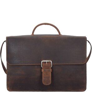 Plevier Retro Zeppelin Aktentasche Leder 43.5 cm Laptopfach